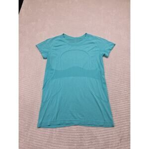 Lululemon Shirt Womens 12 Swiftly Tech Short Sleeve Blue